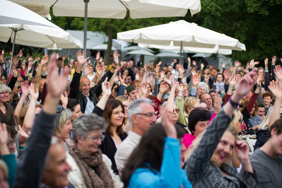 Imieniny Jana Kochanowskiego - Publiczność