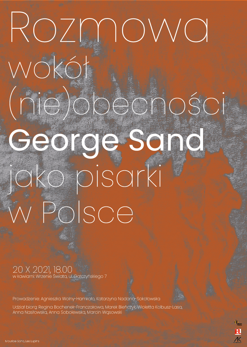 plakat spotkania dyskusyjnego w kawiarni Wrzenie Świata