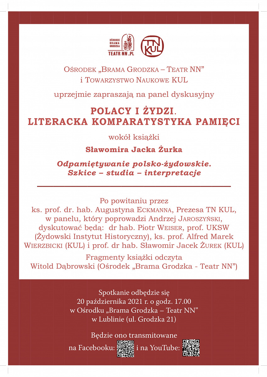 Odpamiętywanie - zaproszenie na panel