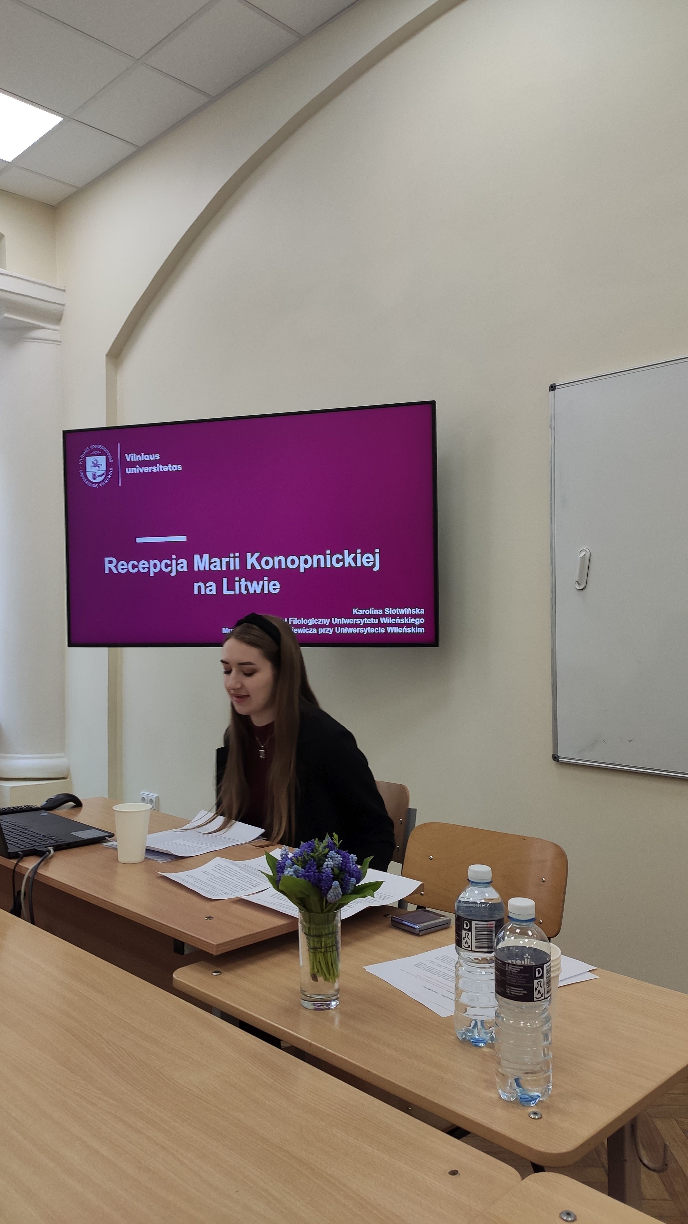 XIX Dni Polonistyki na Uniwersytecie Wileńskim. Konferencja studencka. Fot. Kinga Geben [2022-05-19]