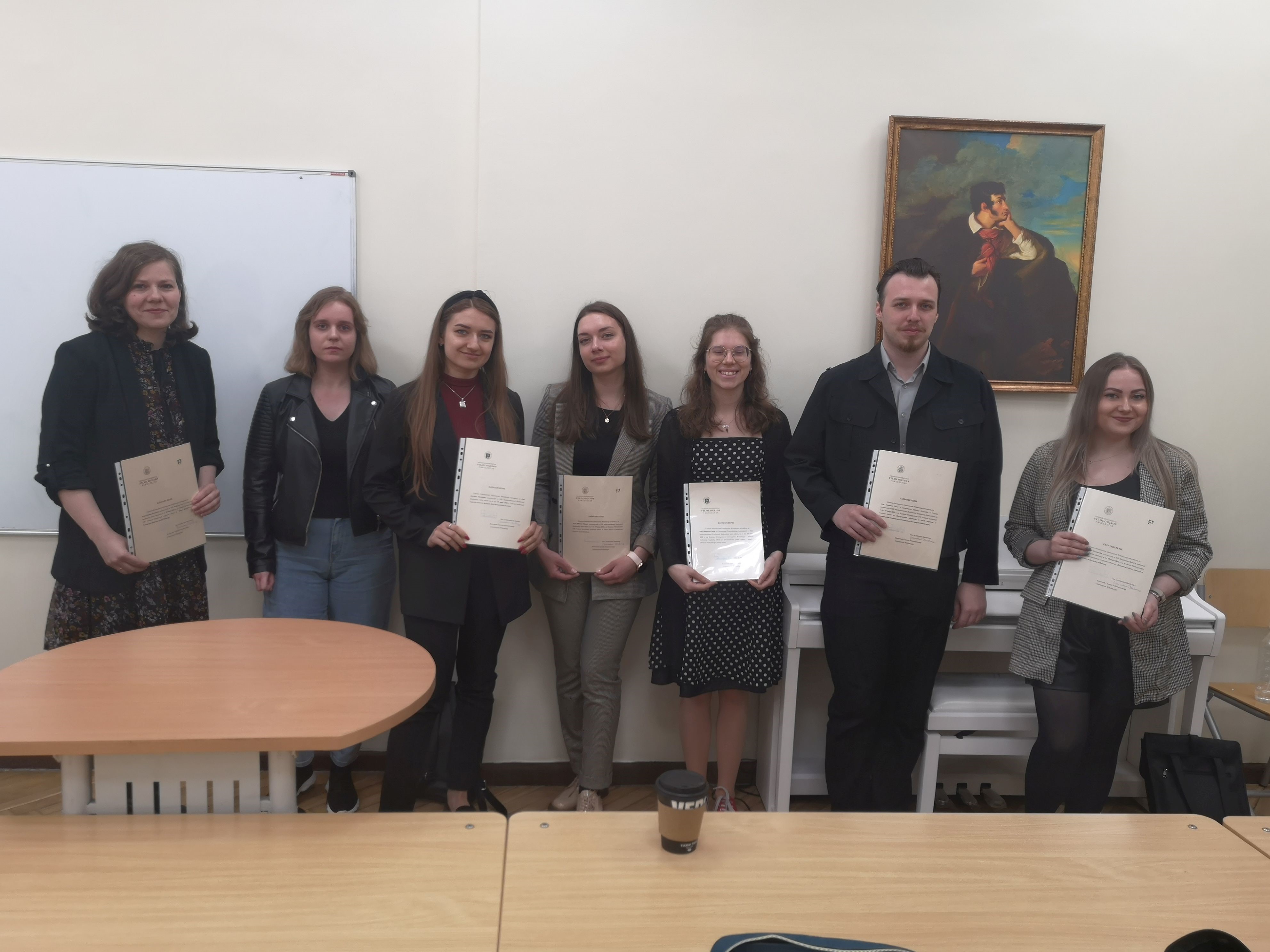 Uczestnicy konferencji studenckiej XIX Dni Polonistyki na Uniwersytecie Wileńskim. Fot. Teresa Dalecka [2022-05-19]