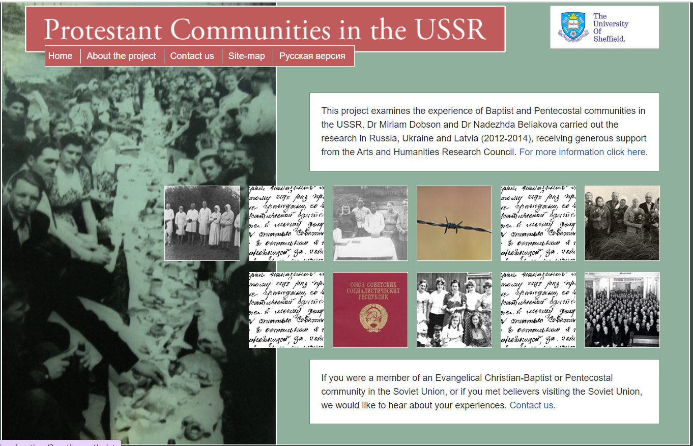 Fot 2. Widok strony https://www.dhi.ac.uk/protestantizm/