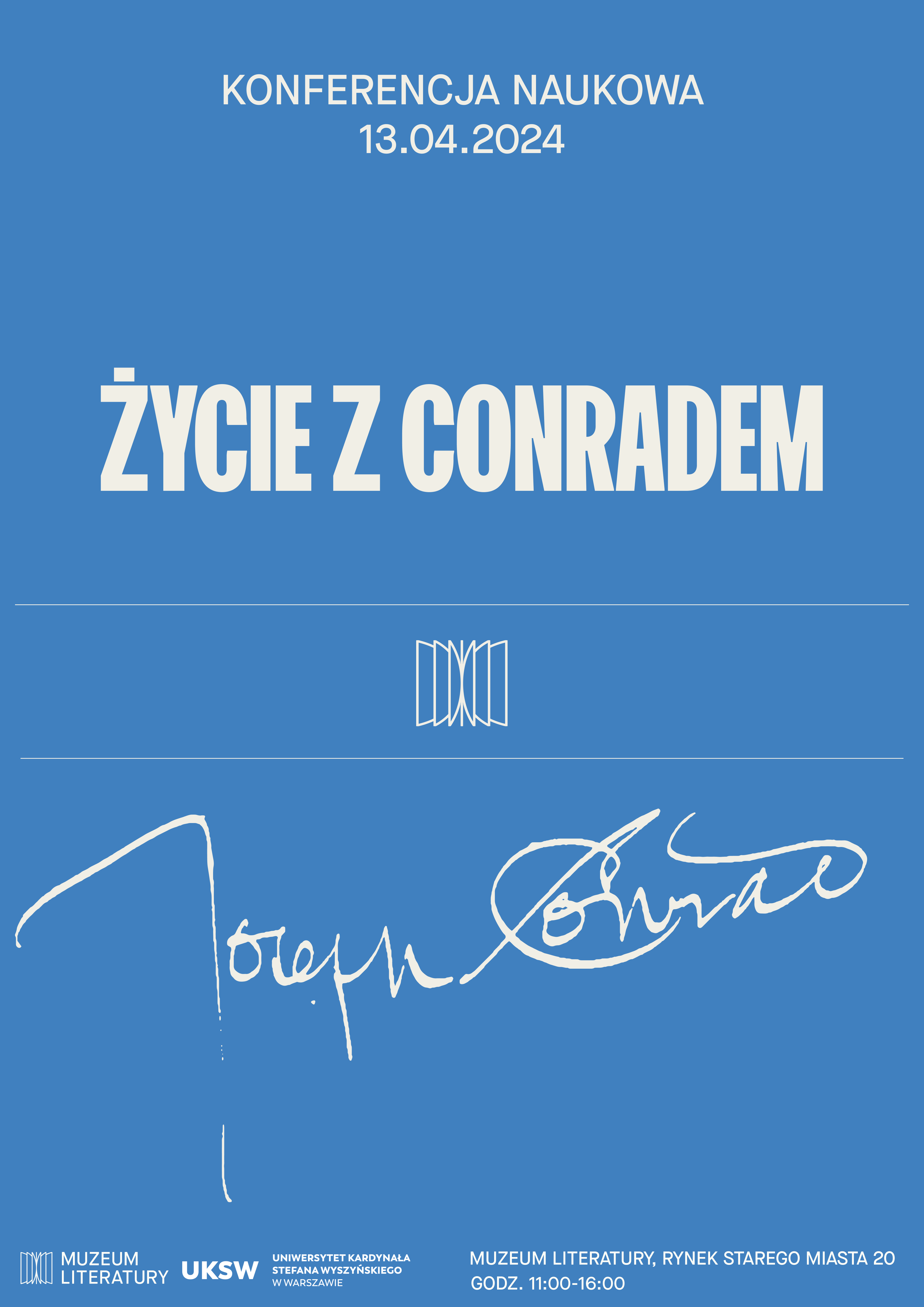 Konferencja naukowa "Życie z Conradem" - plakat