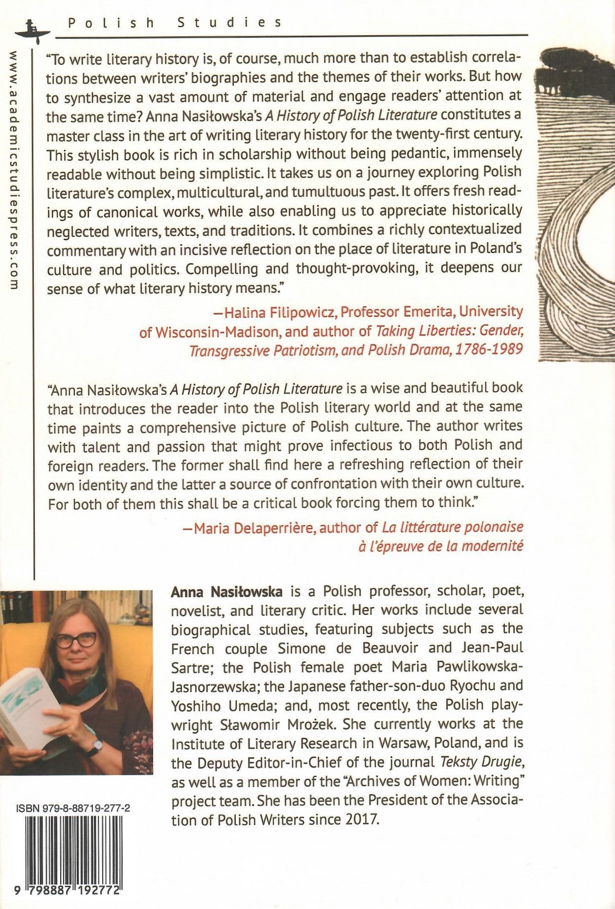 A History of Polish Literature - okładka (tył)