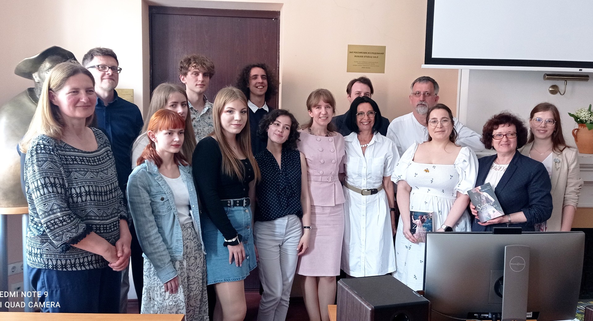 Z pisarką Ewą Sobieniewską