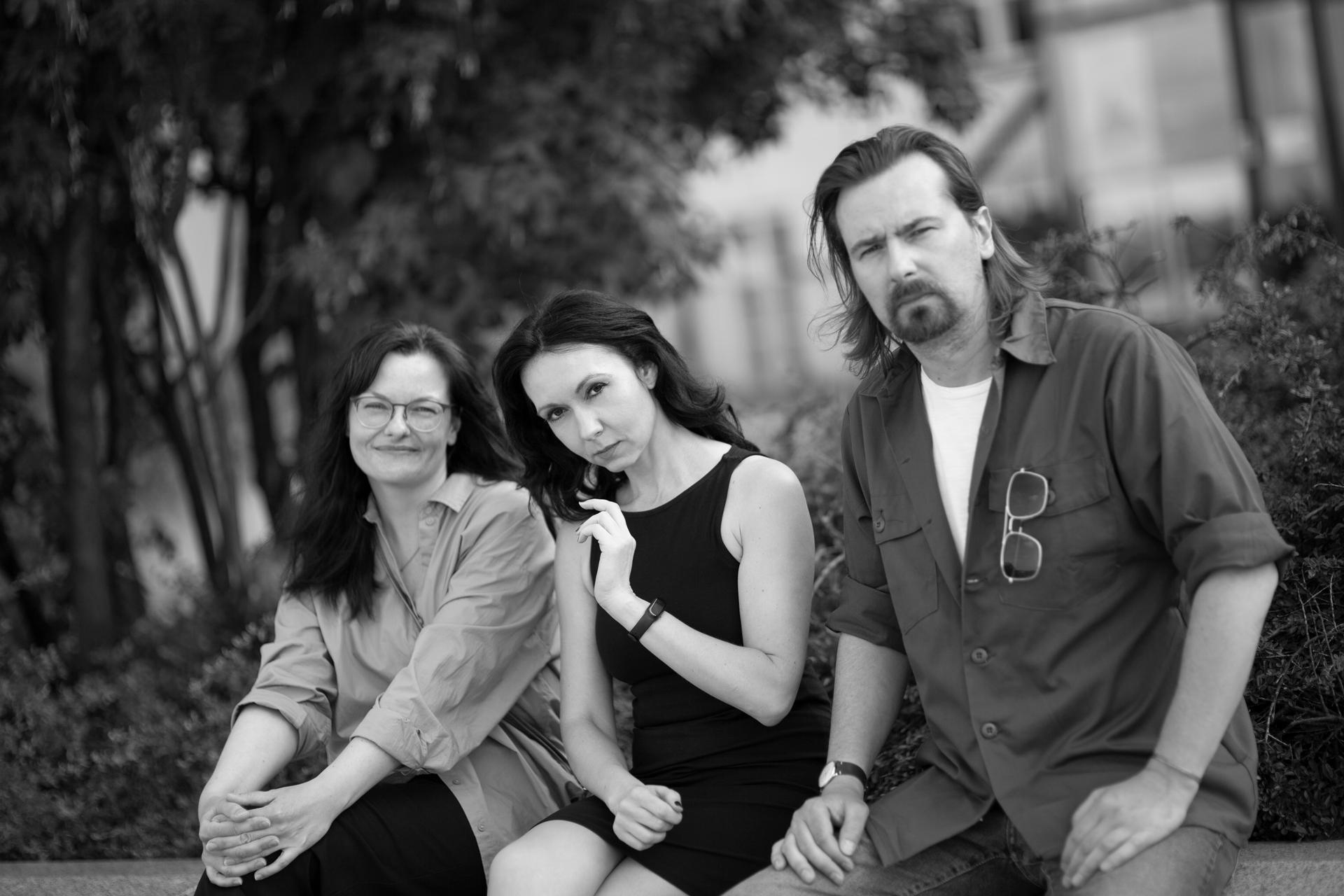 Mariola Wilczak, dr Aleksandra Wójtowicz, dr Andrzej Skalimowski, Warszawa, Punkt widokowy Góra Gnojna przy ulicy Brzozowej. Fot. Maciej Wierorzymski.