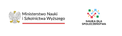 logotypy: Ministerstwo Nauki i Szkolnictwa Wyższego, program "Nauka dla Społeczeństwa"